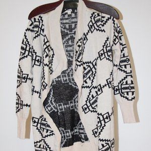 Tan and Black Cardigan